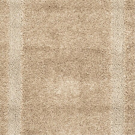 Safavieh 8 ft. 6 in. x 12 ft. Large Rectangle Beige and Beige Florida Shag Rug SG454-1313-9